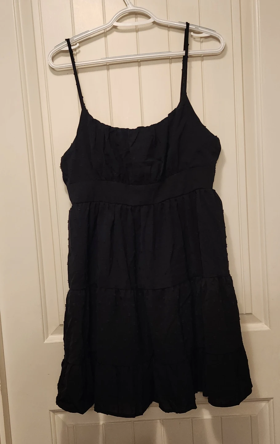 Black Tiered Mini Dress