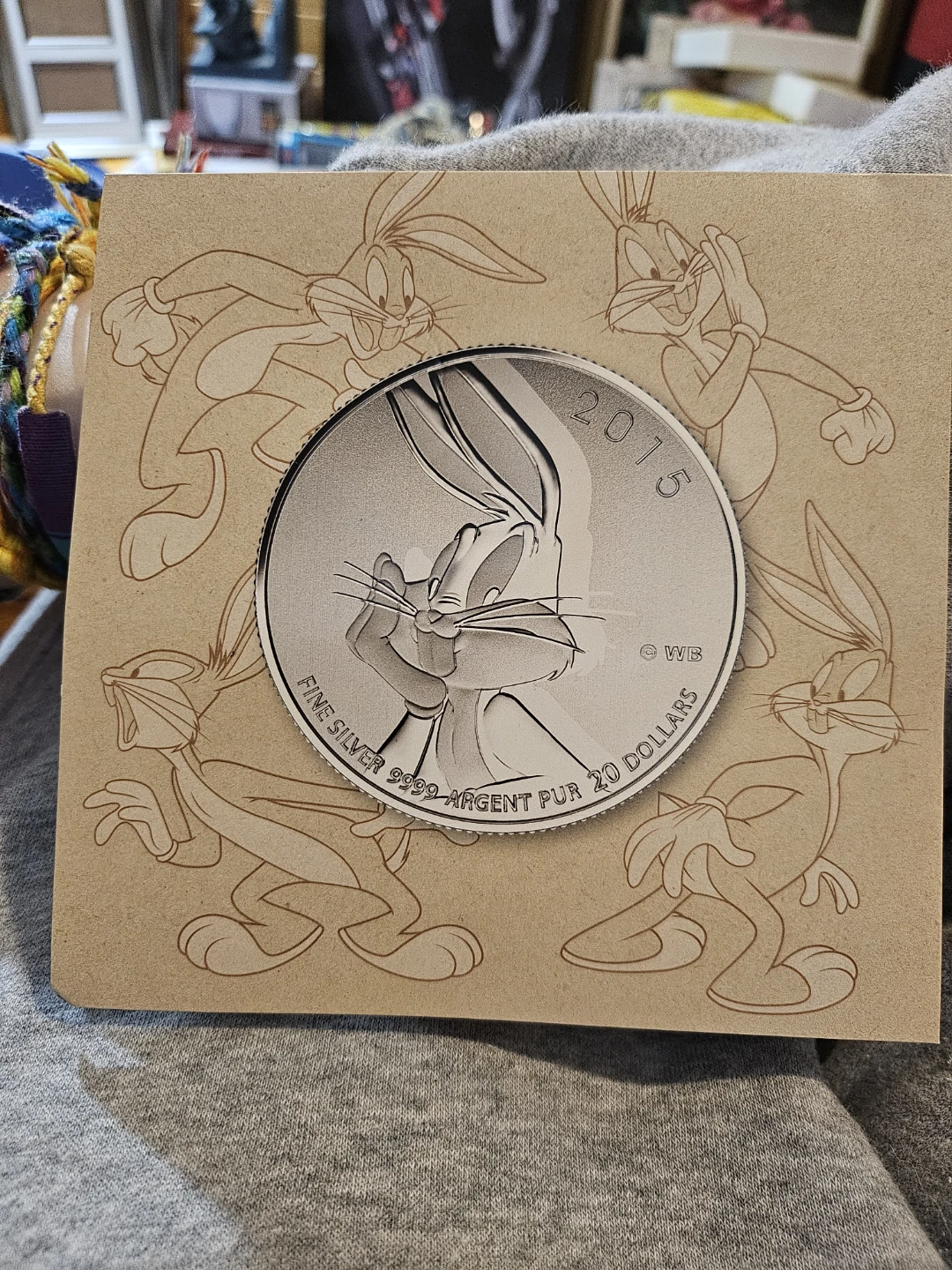 Royal Canadian Mint Bugs Bunny 2015 Fine Silver Coin