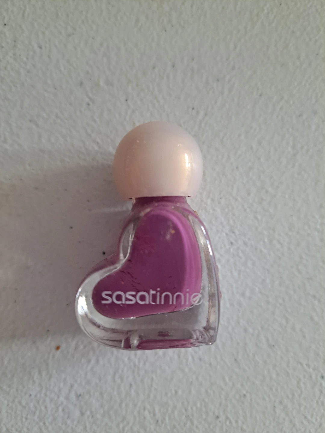 Sasatinnie Heart-Shaped Nail Polish - Purple
