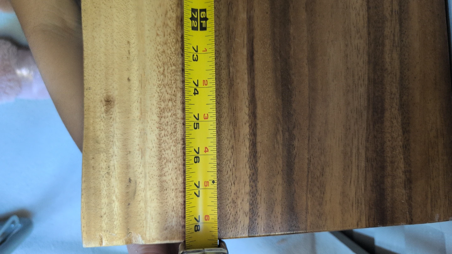 Live Edge Wood Bench with Metal Legs - photo 4