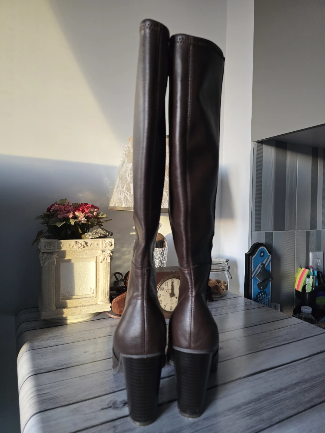 Brown Knee-High Boots - photo 4