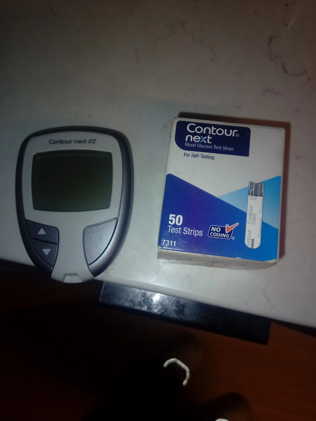 Contour Next EZ Blood Glucose Monitor with 50 Test Strips