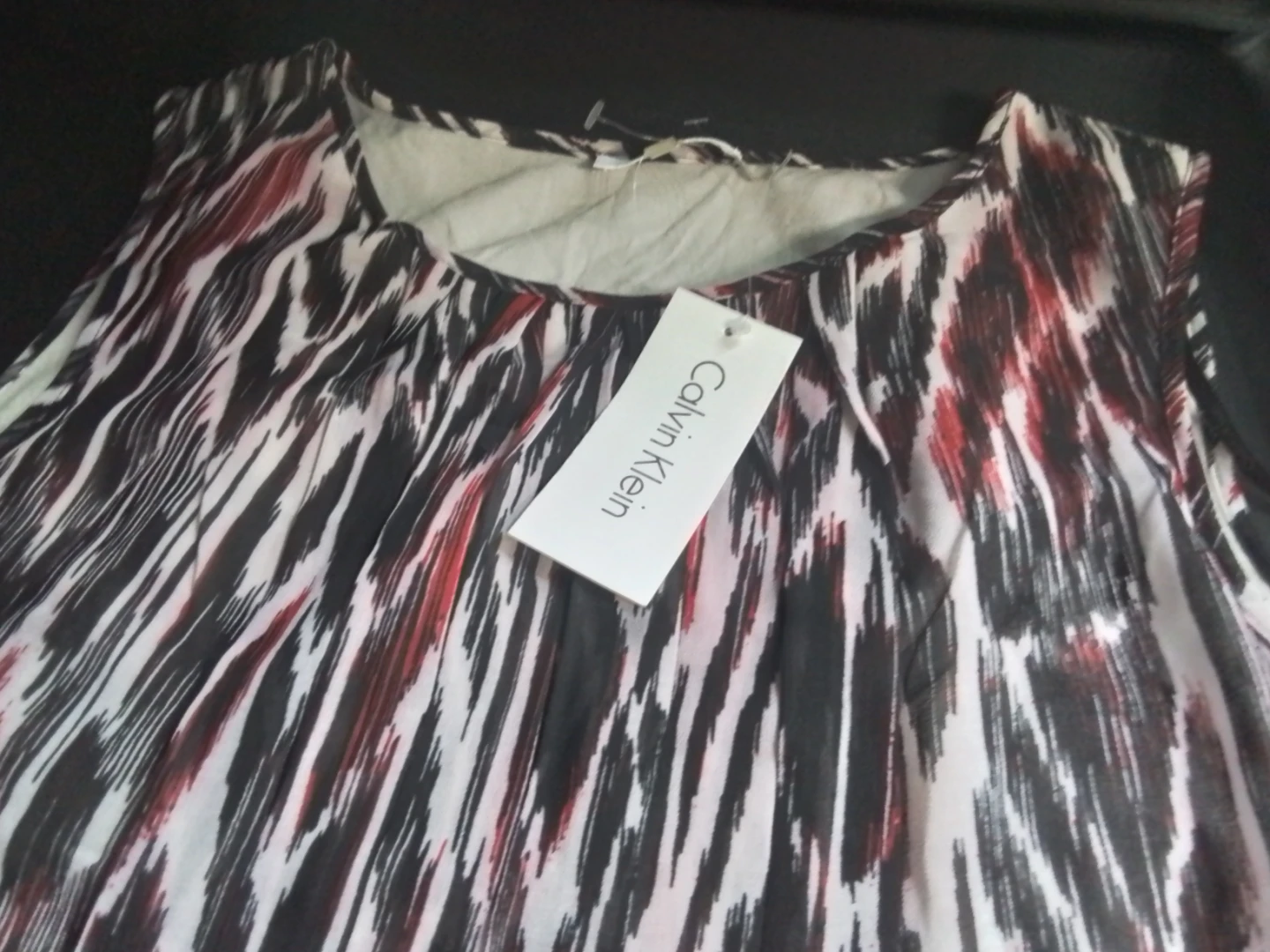 Calvin Klein Women's Sleeveless Print Top - Medium - photo 3