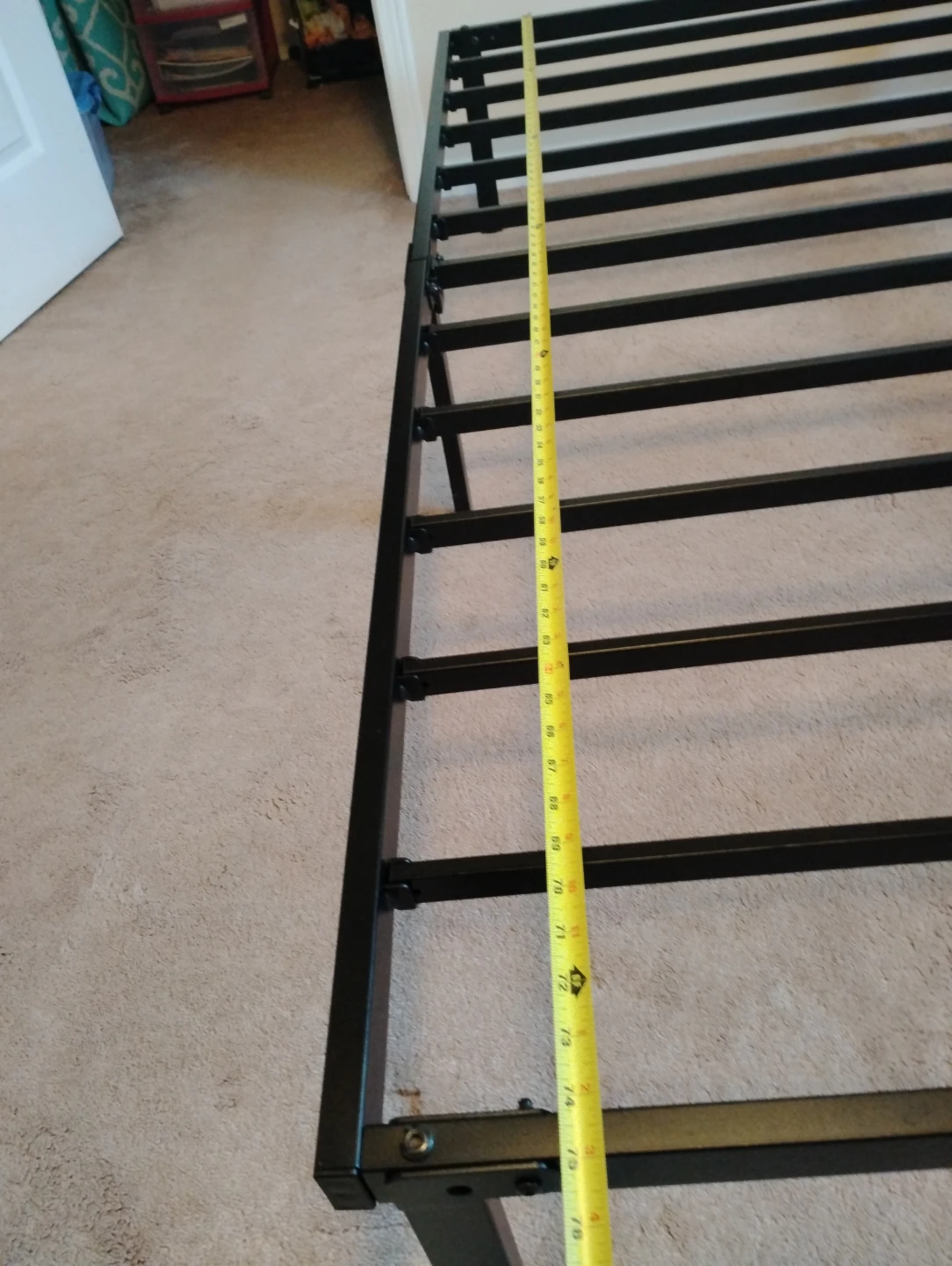 Black Metal Bed Frame - photo 2