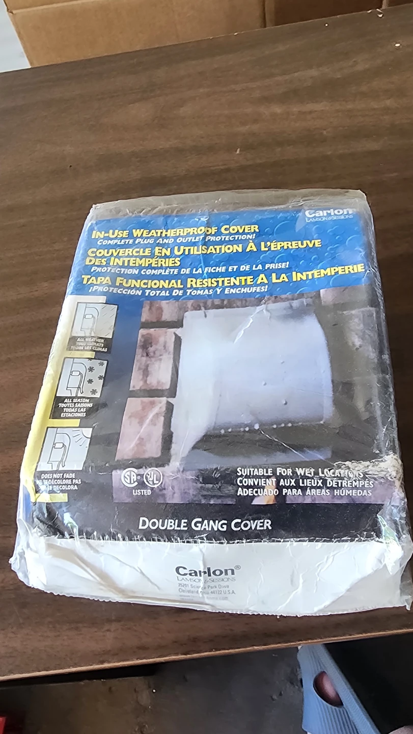 Carlon Double Gang Weatherproof Cover