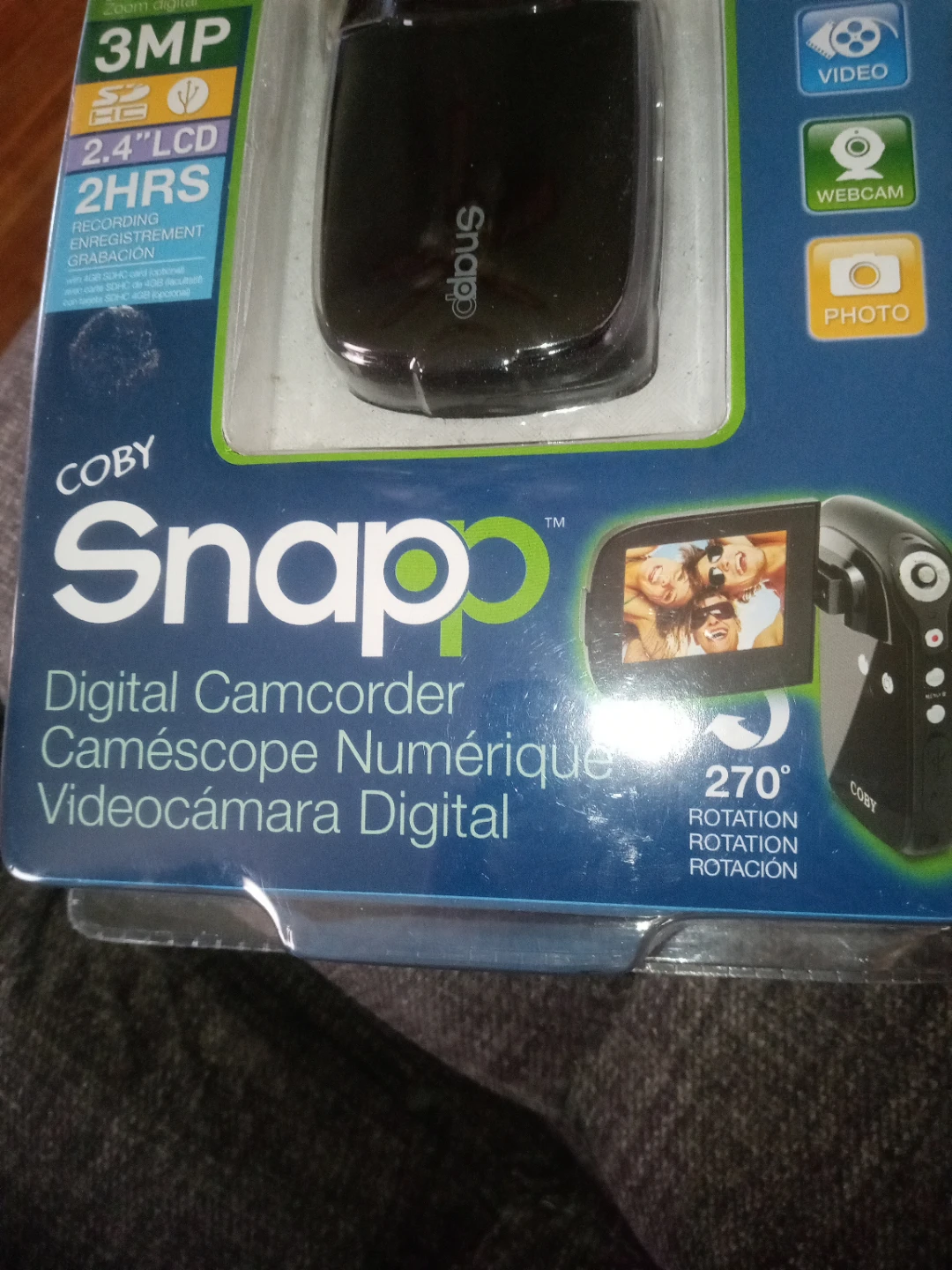 Brand New, Never Opened, Coby Snap digital camcorder - photo 2