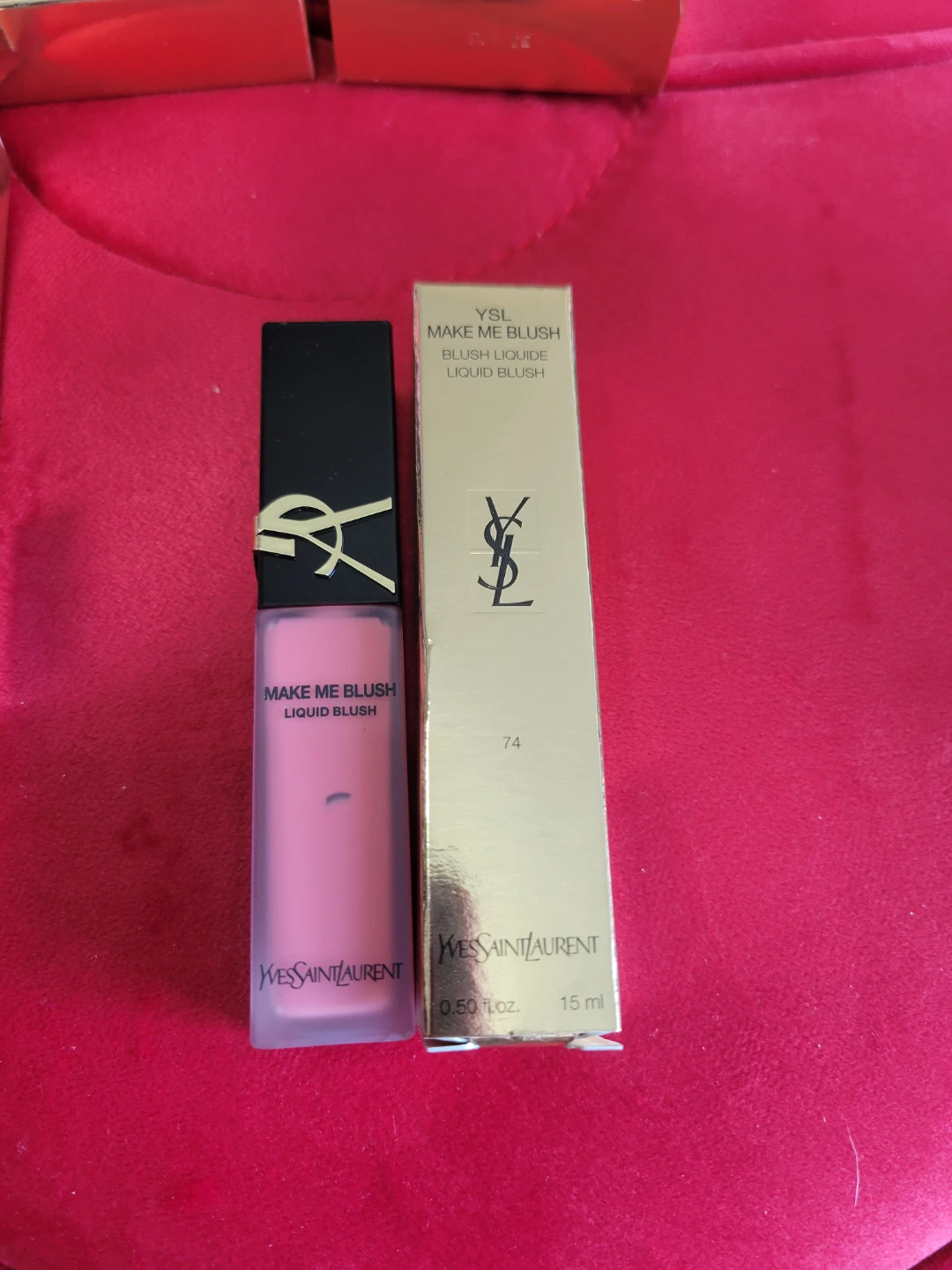 Yves Saint Laurent Make Me Blush Liquid Blush 74 Hibiscus Heat