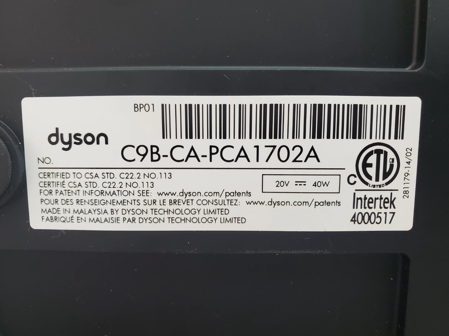 Dyson Pure Cool Me Personal Purifying Fan - photo 3