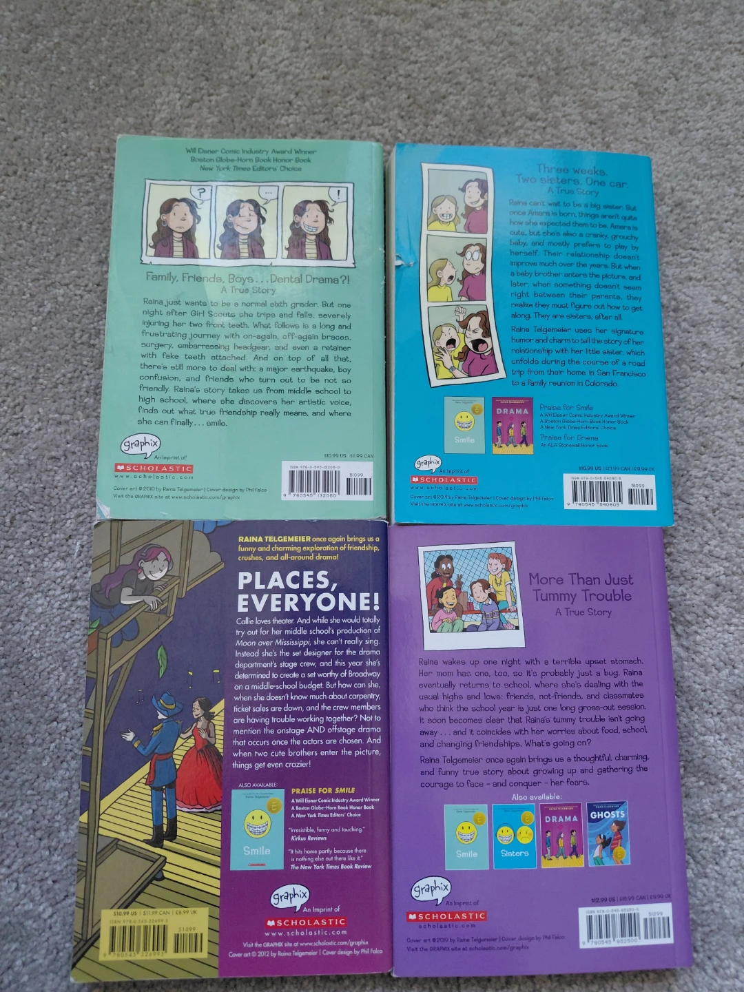 Raina Telgemeier Graphic Novels Collection - photo 2