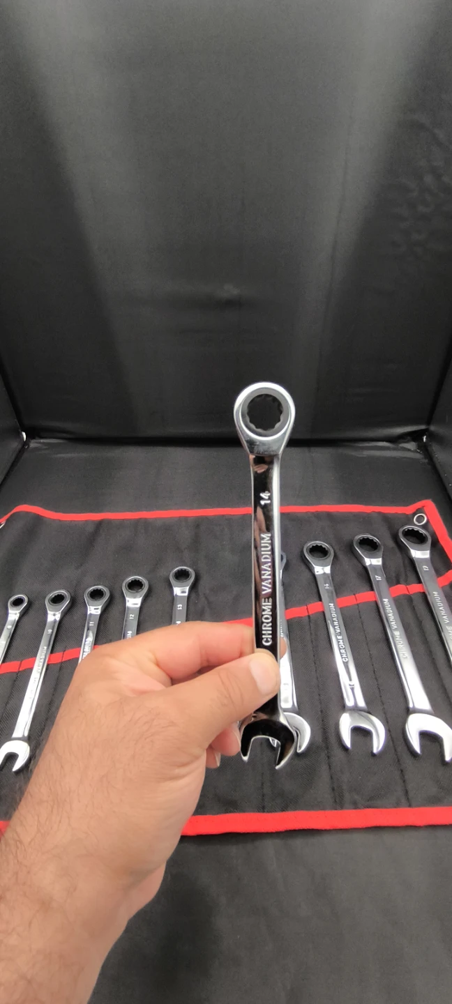 Yofe Professional Tools Chrome Vanadium Wrench Set - photo 3
