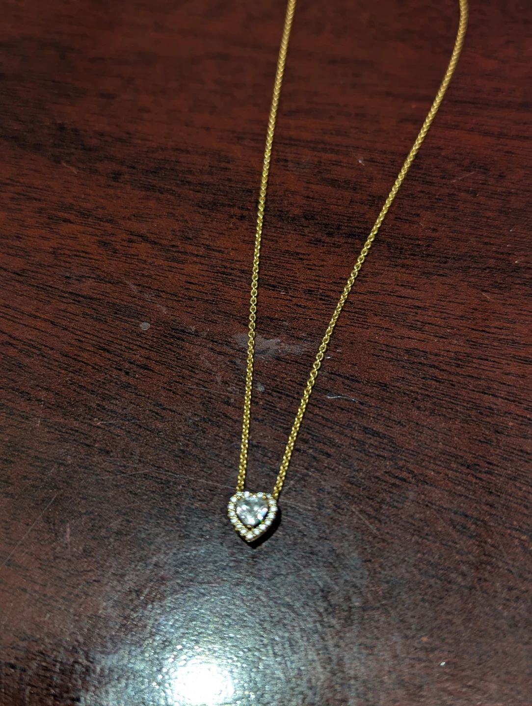 Pandora Sparkling Heart Pendant Necklace - photo 4