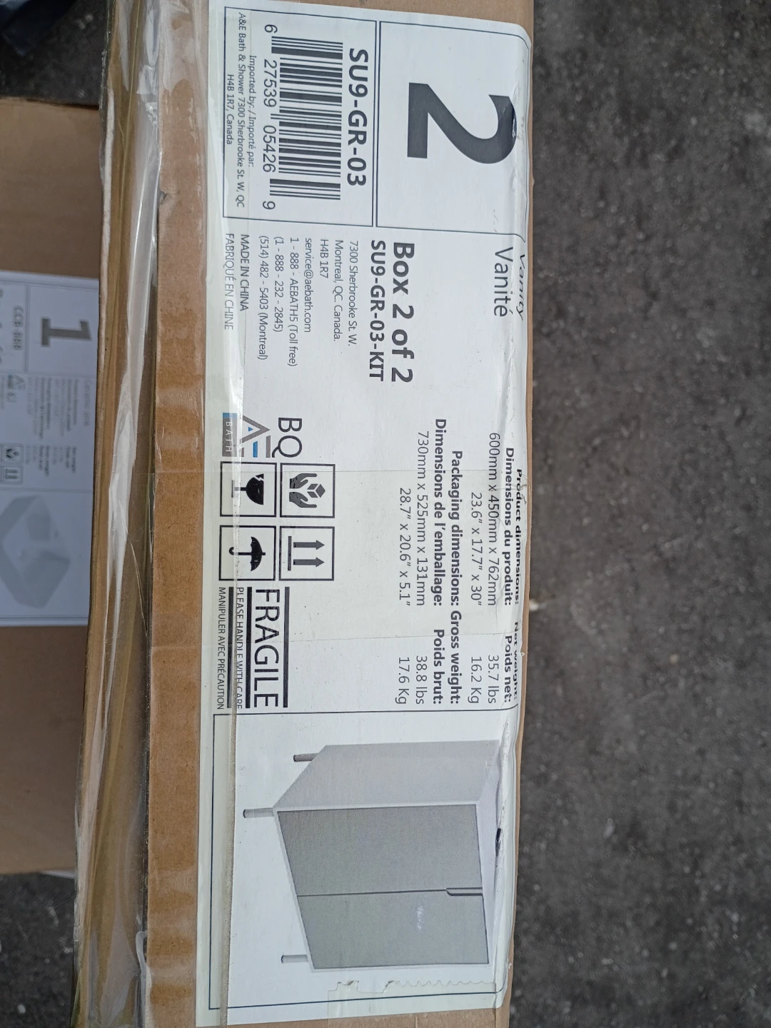 Vanity Ceramic Sink SU9-GR-03-KIT - photo 2