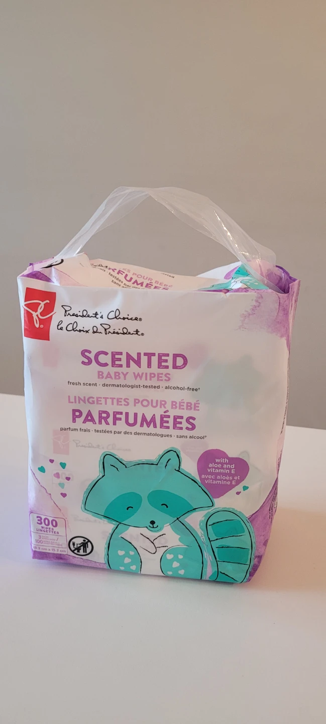 President's Choice Scented Baby Wipes - 300 Count