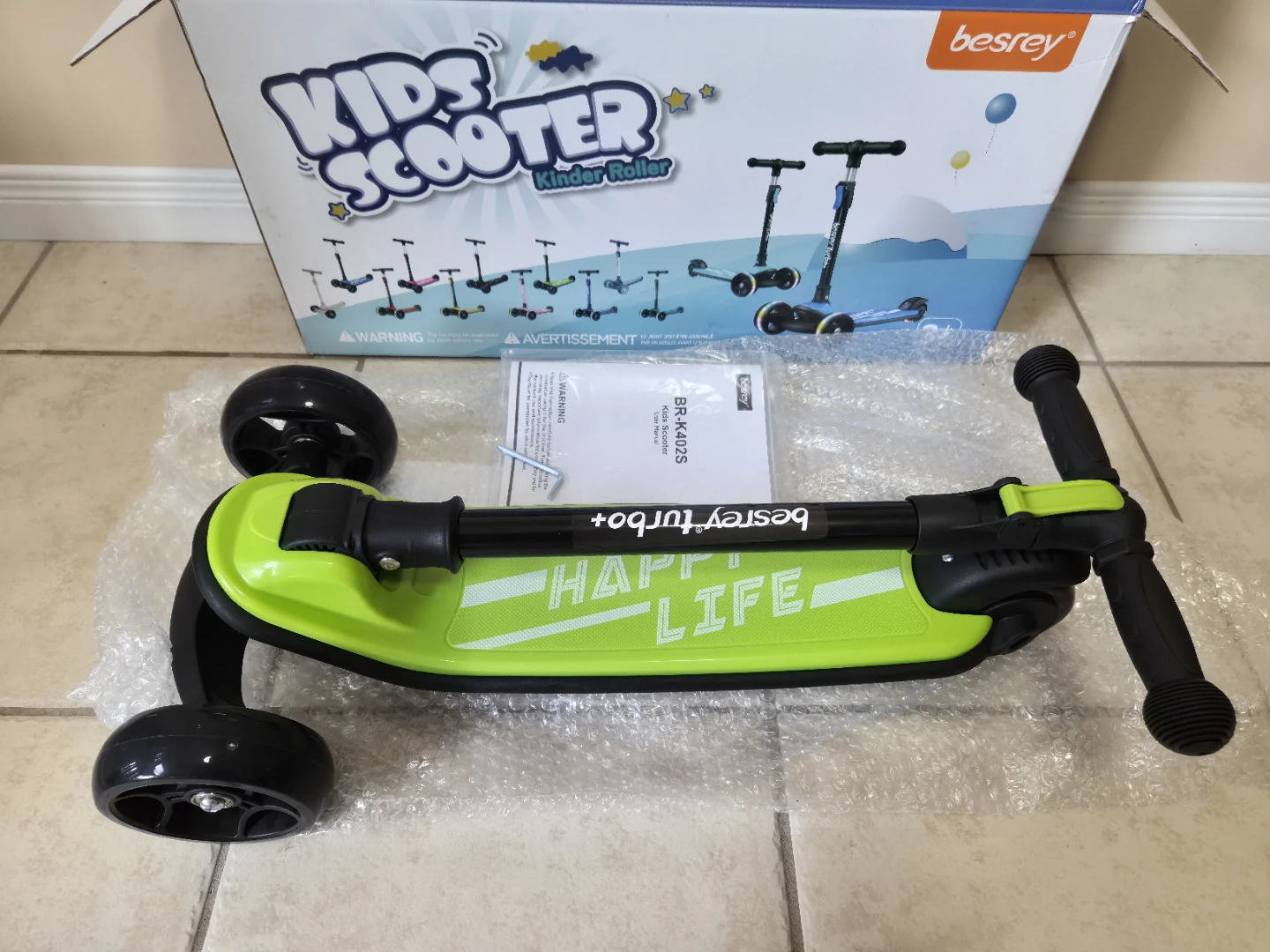 BESREY Kids 3-wheel Scooter - photo 4