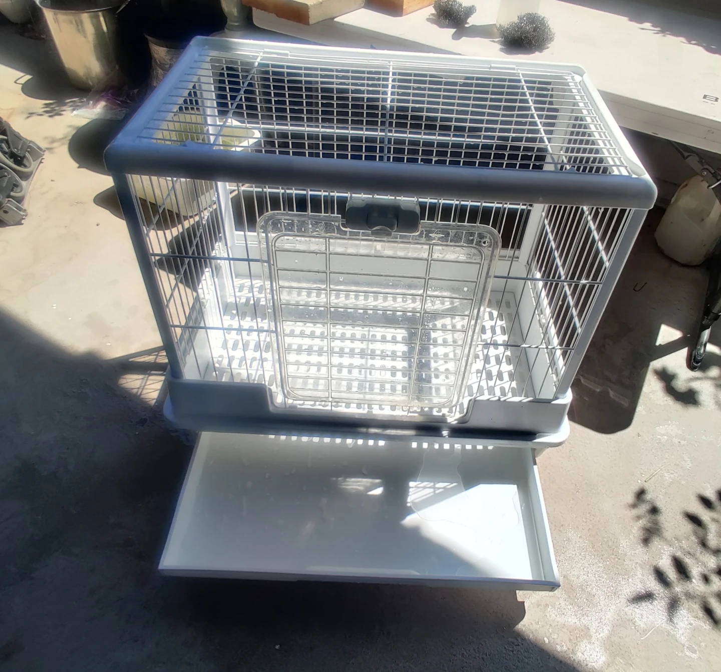 White Pet Cage 24x15.5x20" - photo 3
