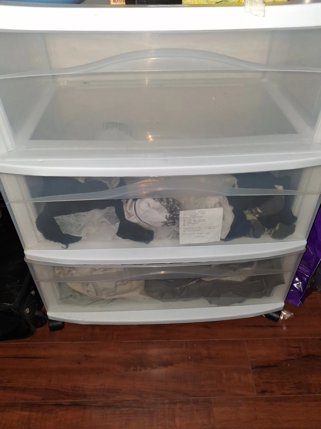 3-Drawer Plastic Storage Organizer Cart