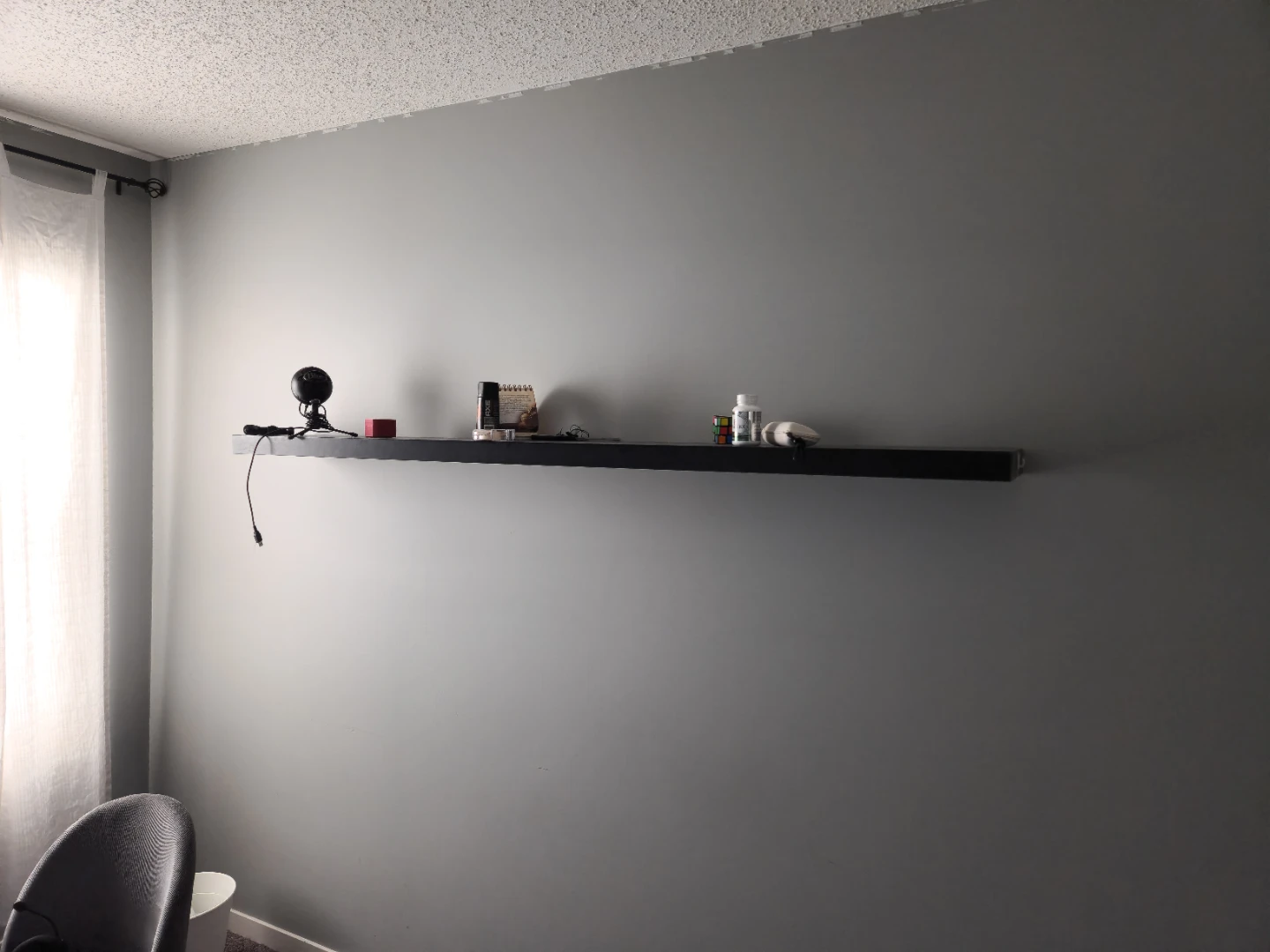 Black Floating Shelf