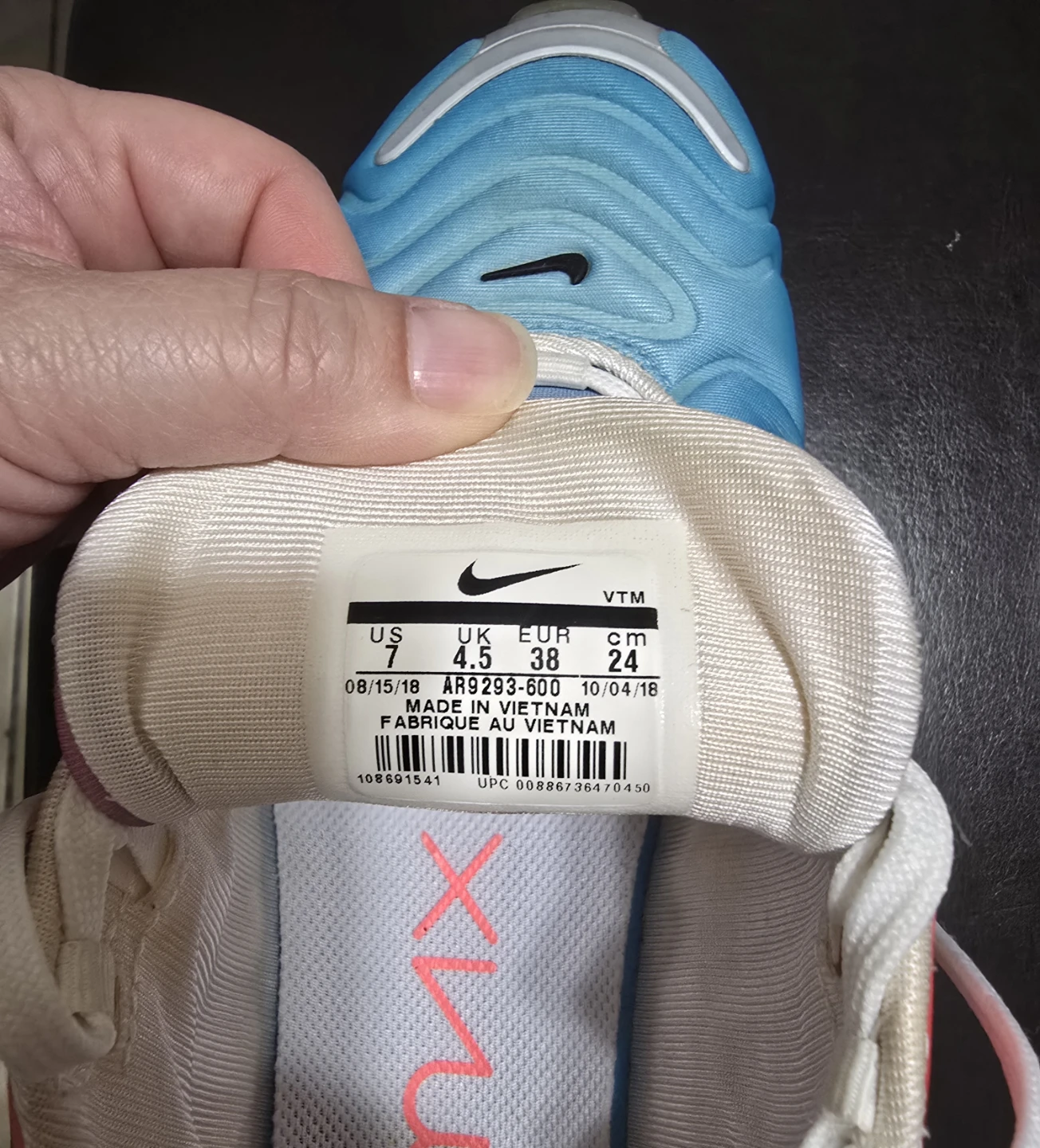 Nike Air Max 720 Shoes Size 7 - photo 4