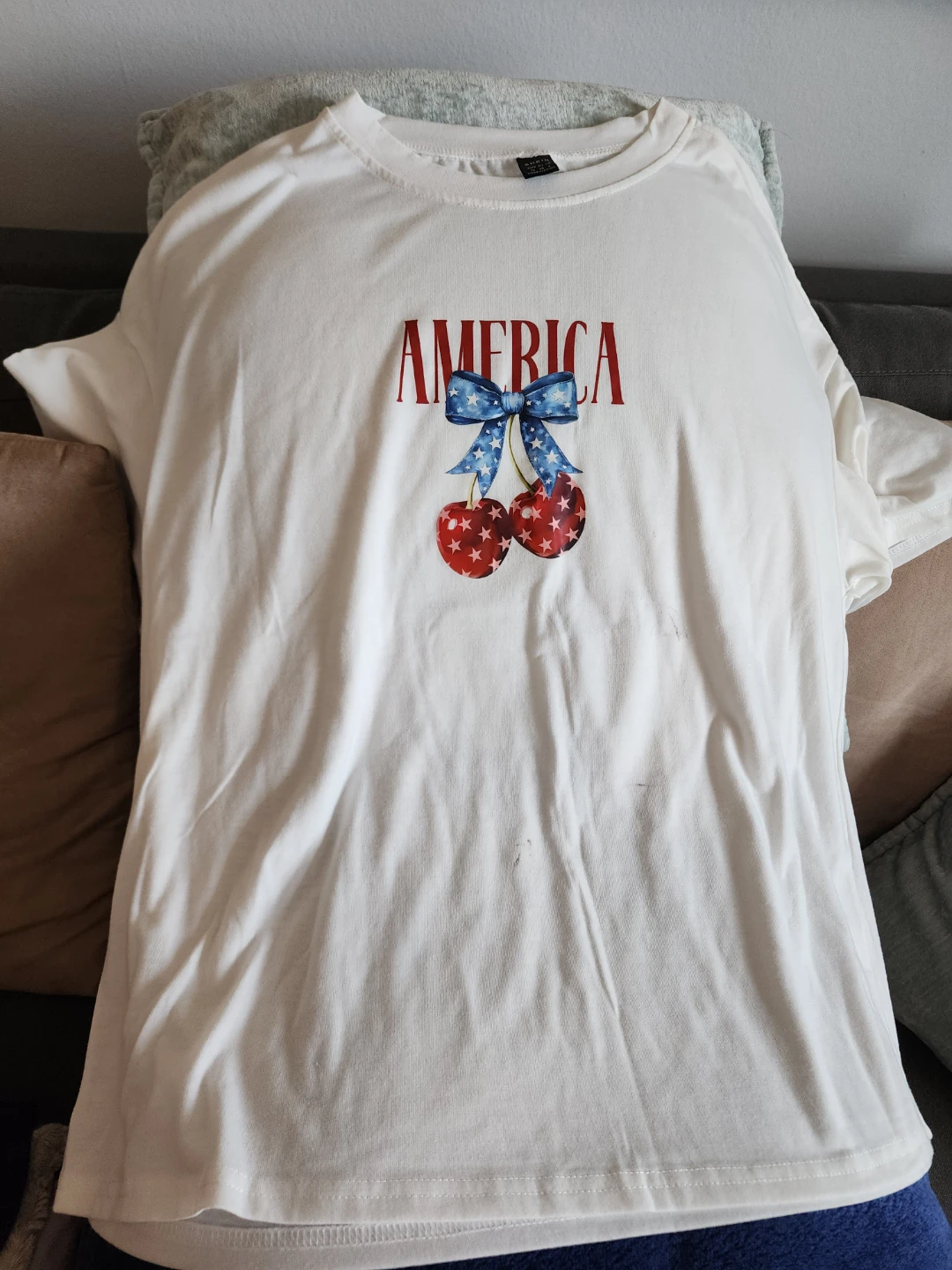 SHEIN God Bless America Graphic T-Shirt