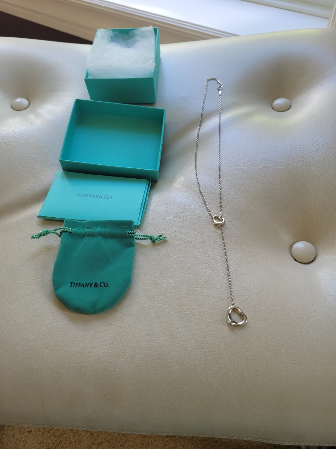 "Authentic" Tiffany & Co. Elsa Peretti D Heart Necklace