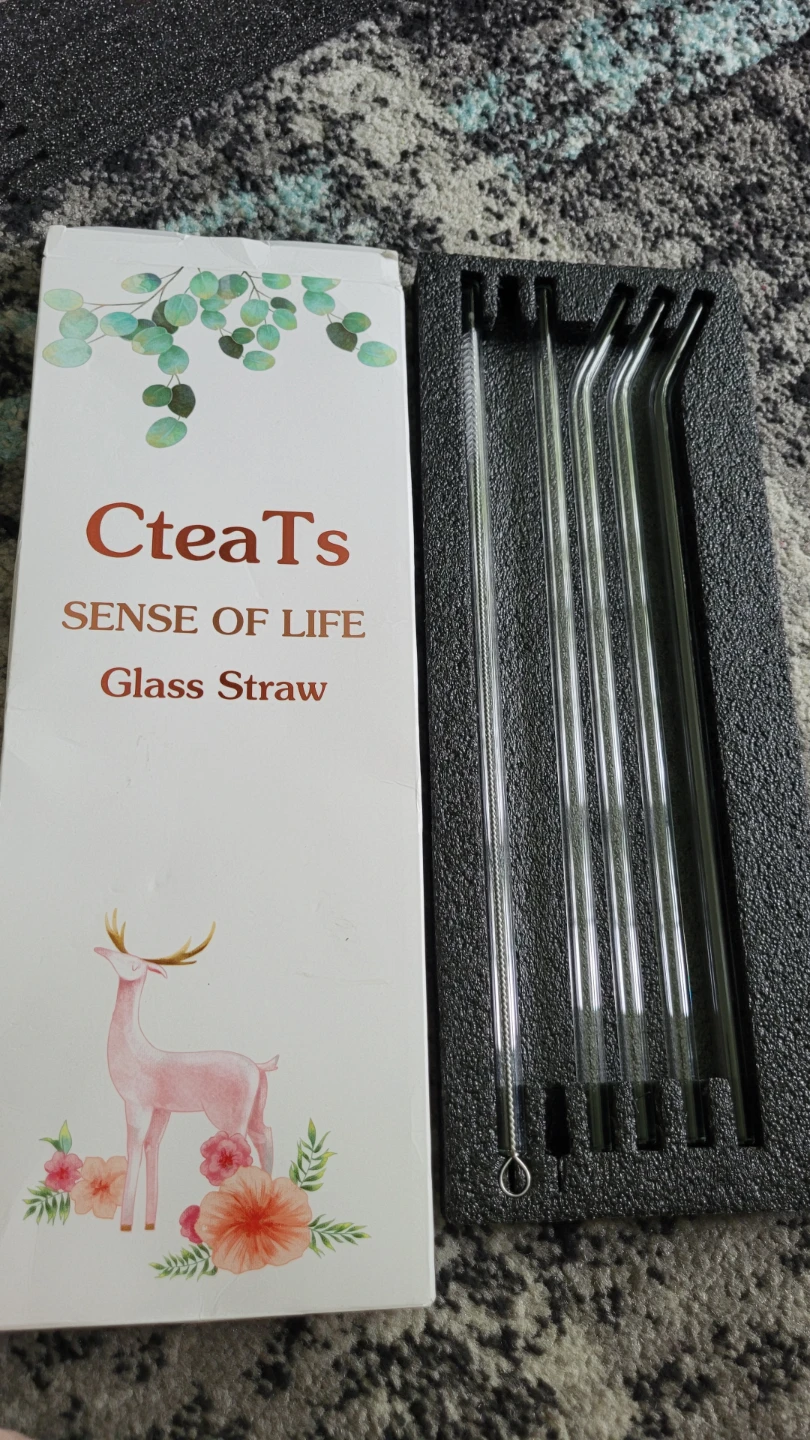 Cteats Glass Straw Set - photo 2