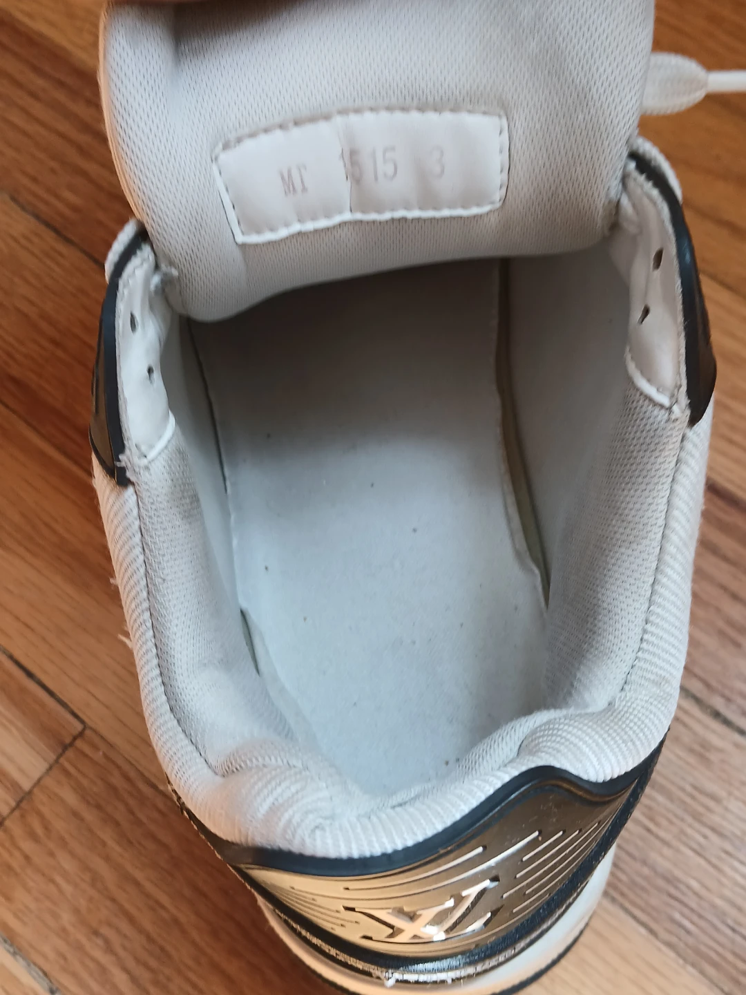 Louis Vuitton White and Black Sneakers - photo 3