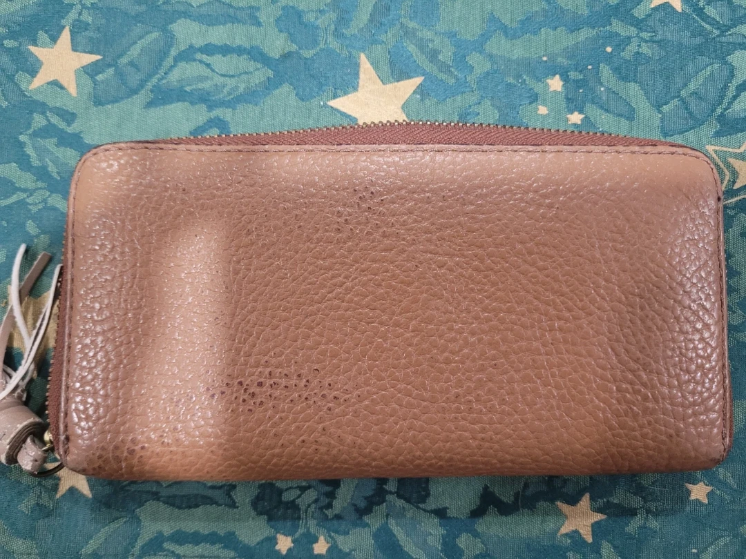 Fossil Zip Around Wallet - Brown  ⚽️ - photo 2