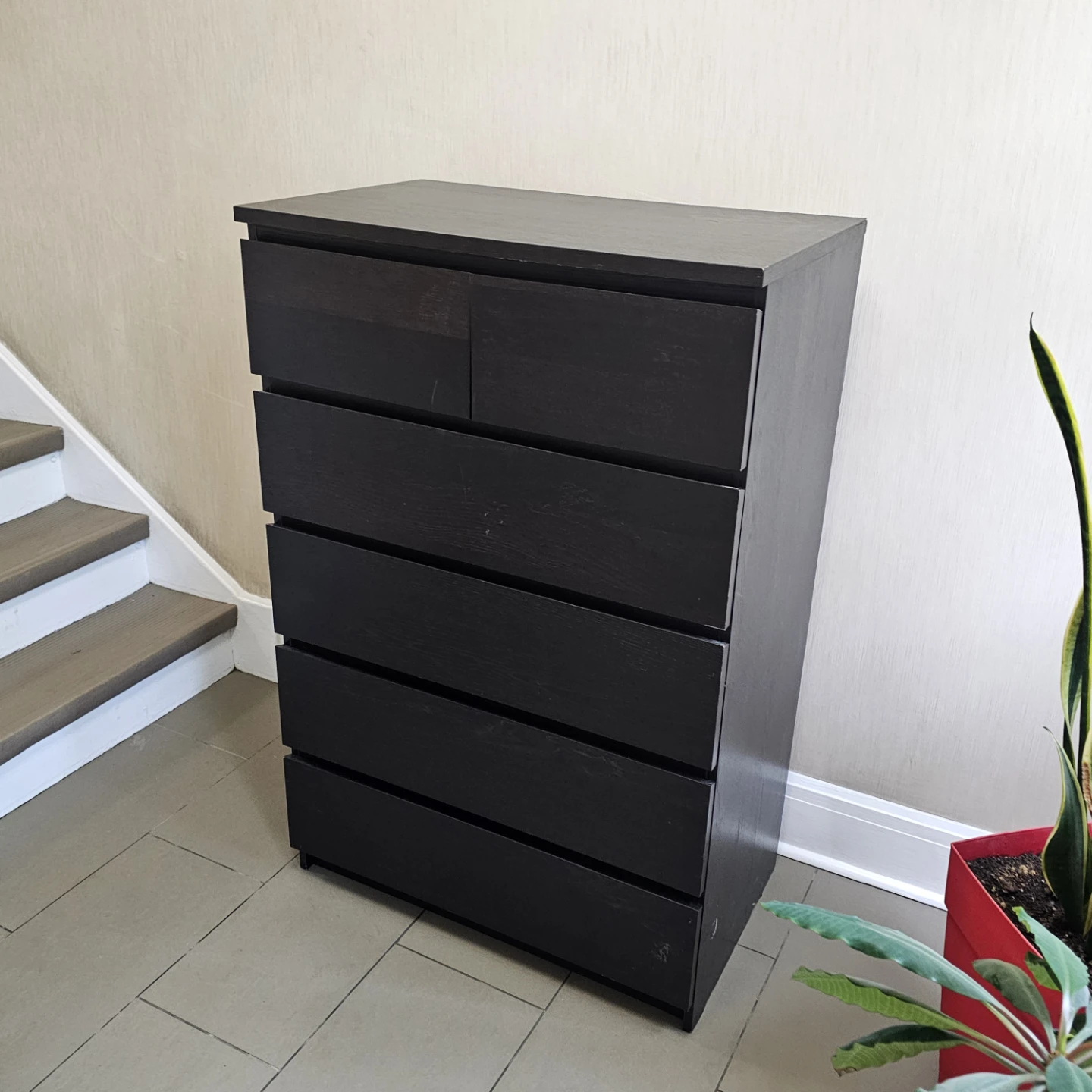 Delivery Available: Malm Dresser 6 Drawer - photo 2