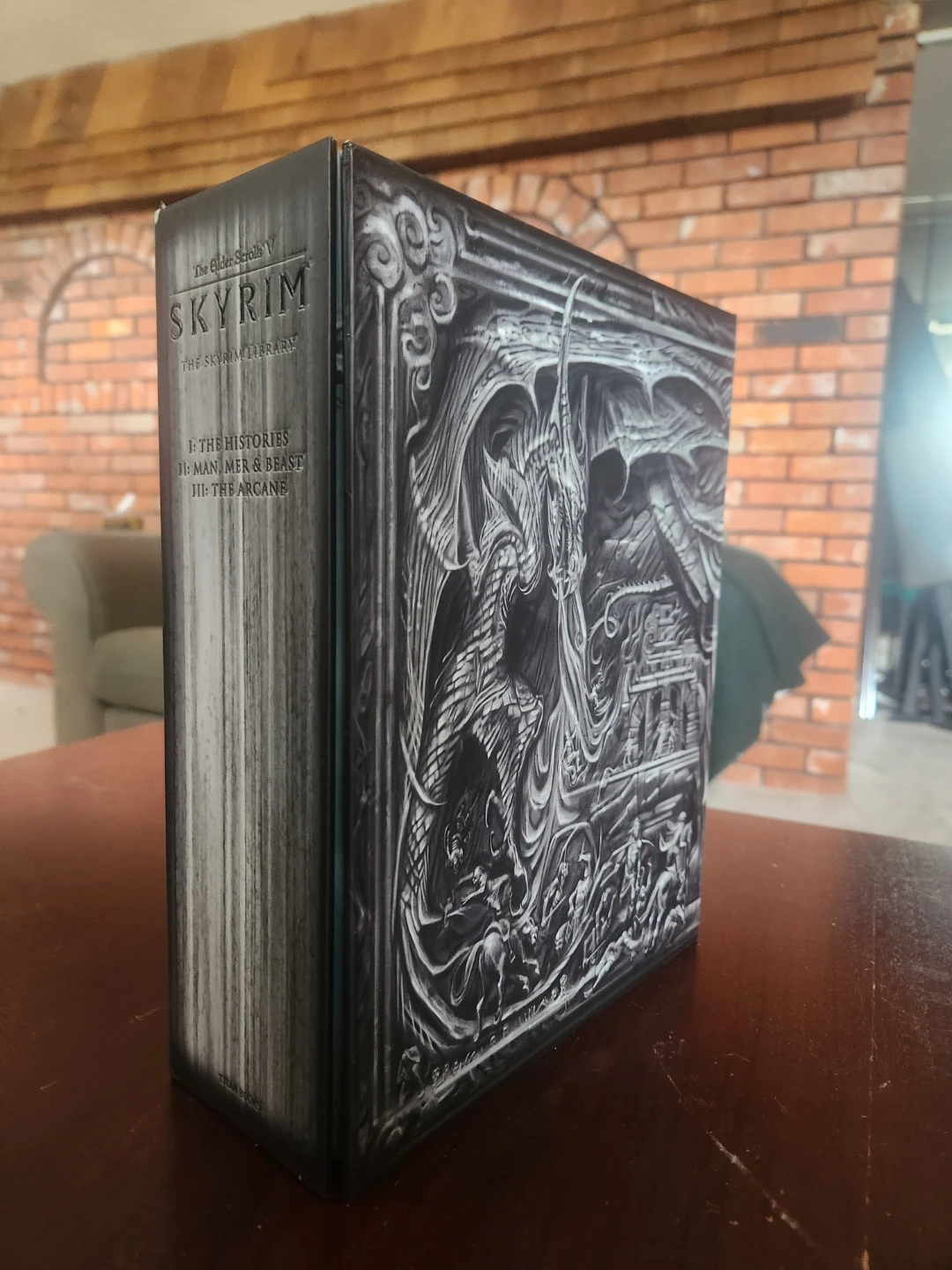 The Elder Scrolls V: Skyrim box set.