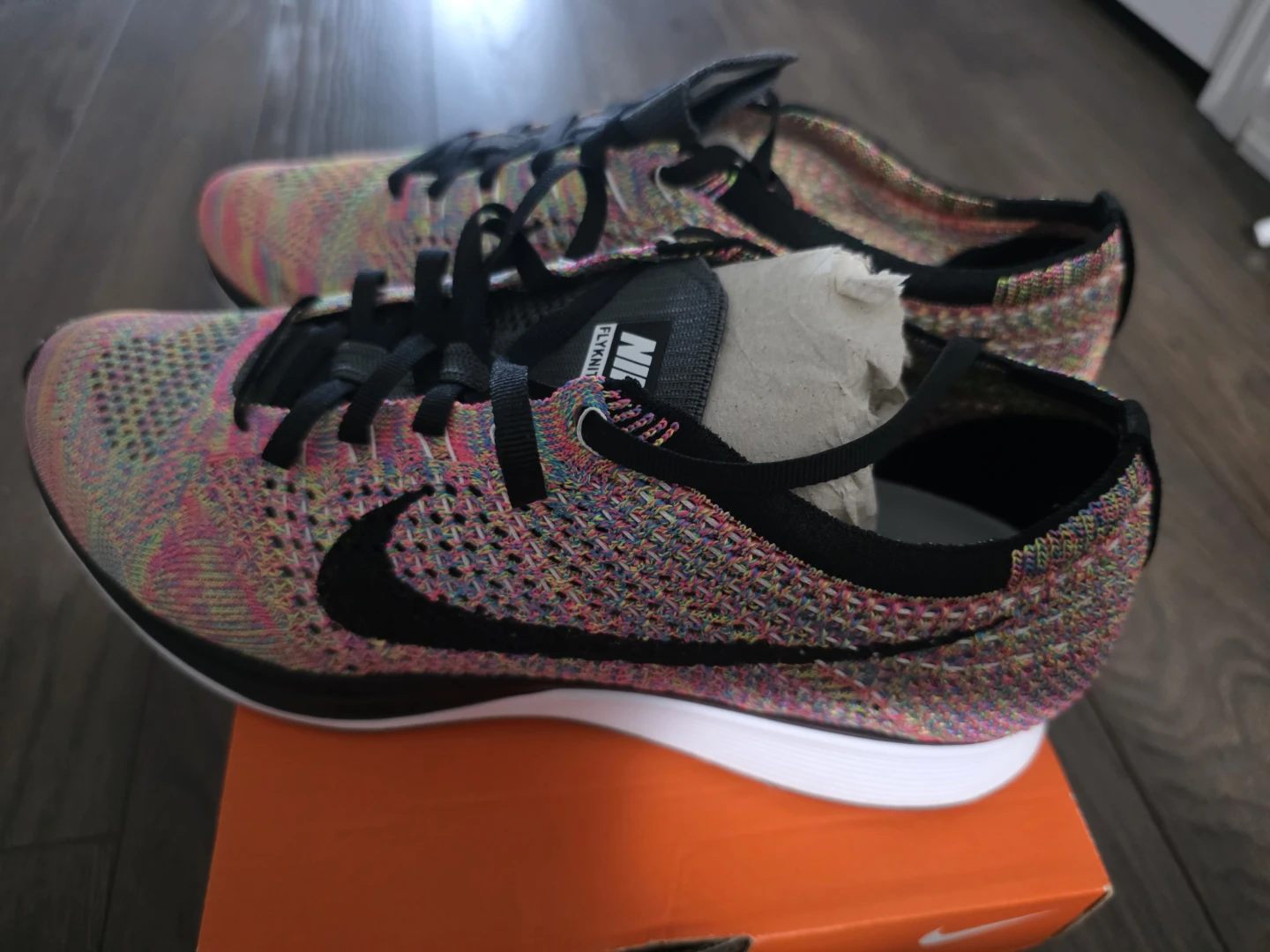 Nike Flyknit Racer Multicolor 1.0 sz 10.5