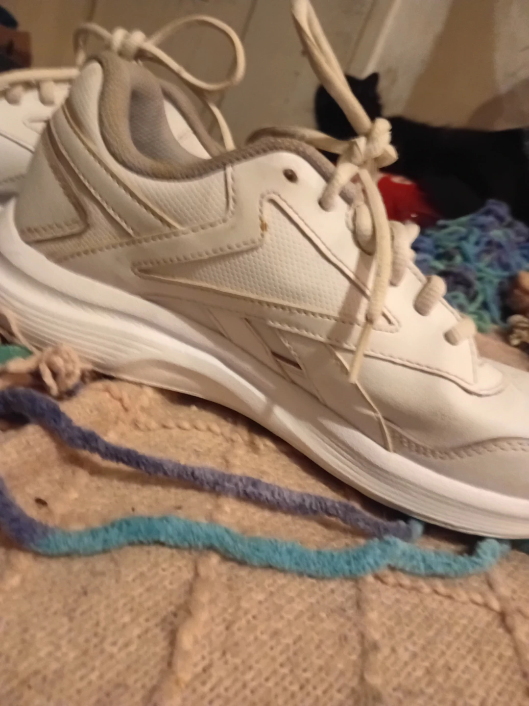 Reebok White Walking Shoes - photo 3