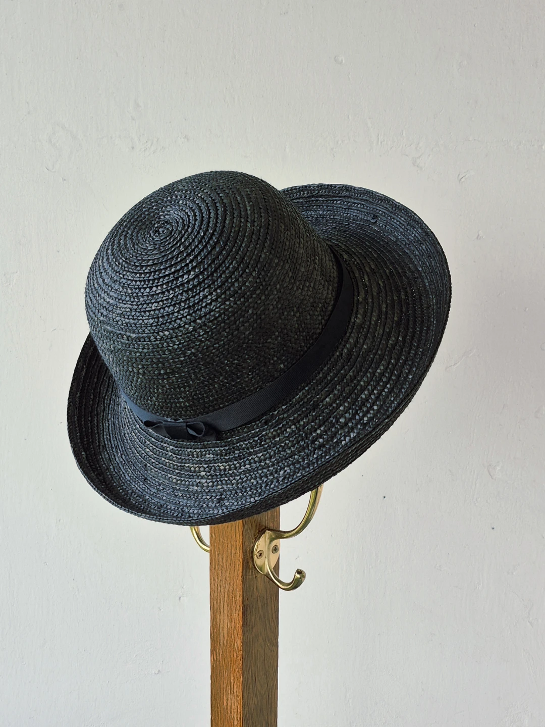 Classic Dressy Straw Sun Hat (wear 2 ways: brim up / brim down) - photo 2