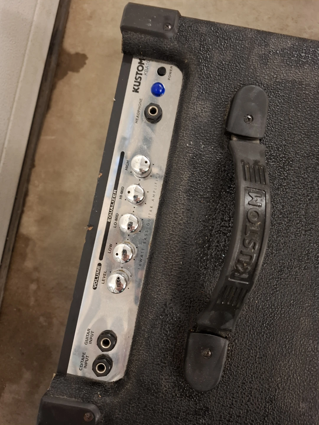 Cort Bass Guitar with Kustom Amplifier - photo 4