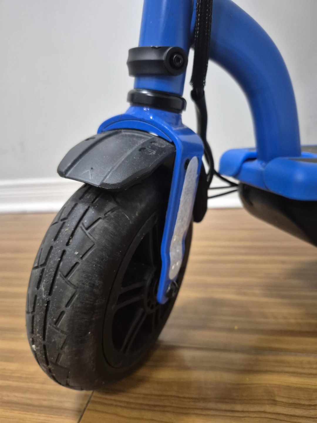 Blue Electric Scooter with Storage Bag - photo 2