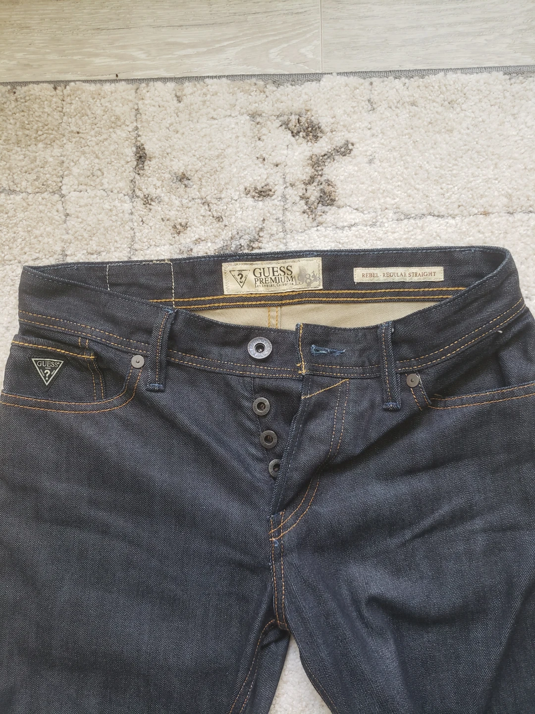 GUESS Premium Rebel Regular Straight Jeans - photo 2