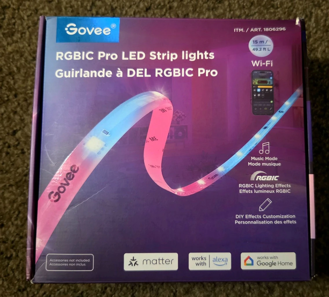 Govee RGBC Pro LED Strip Lights 15m - New