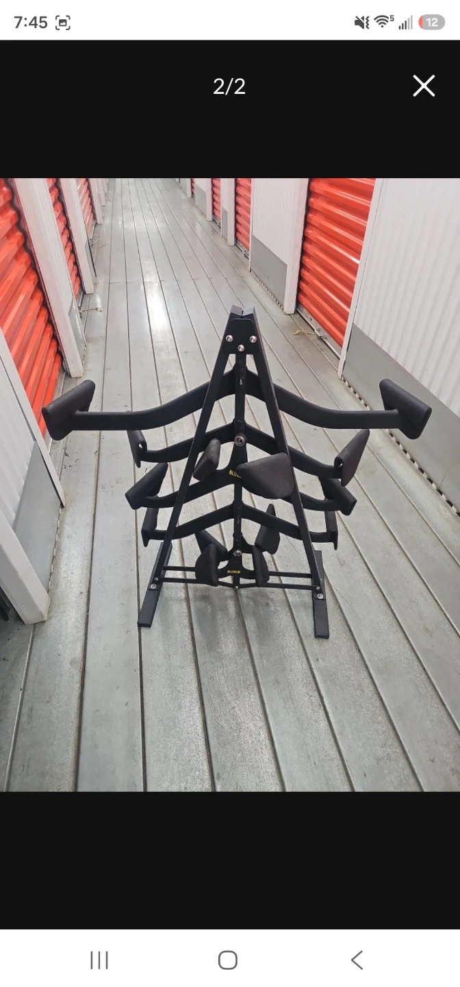 Lat Pull-down Bar For Cable Machine With Storage Rack - photo 2