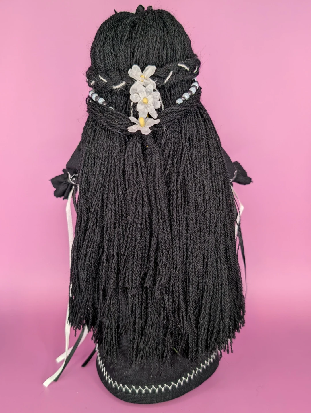 Handmade Black Motanka Berehynia - Ukrainian heritage - photo 4