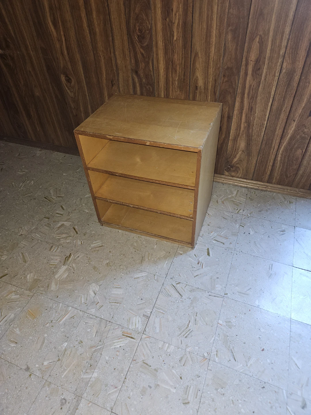 Wooden 3-Shelf Storage Unit