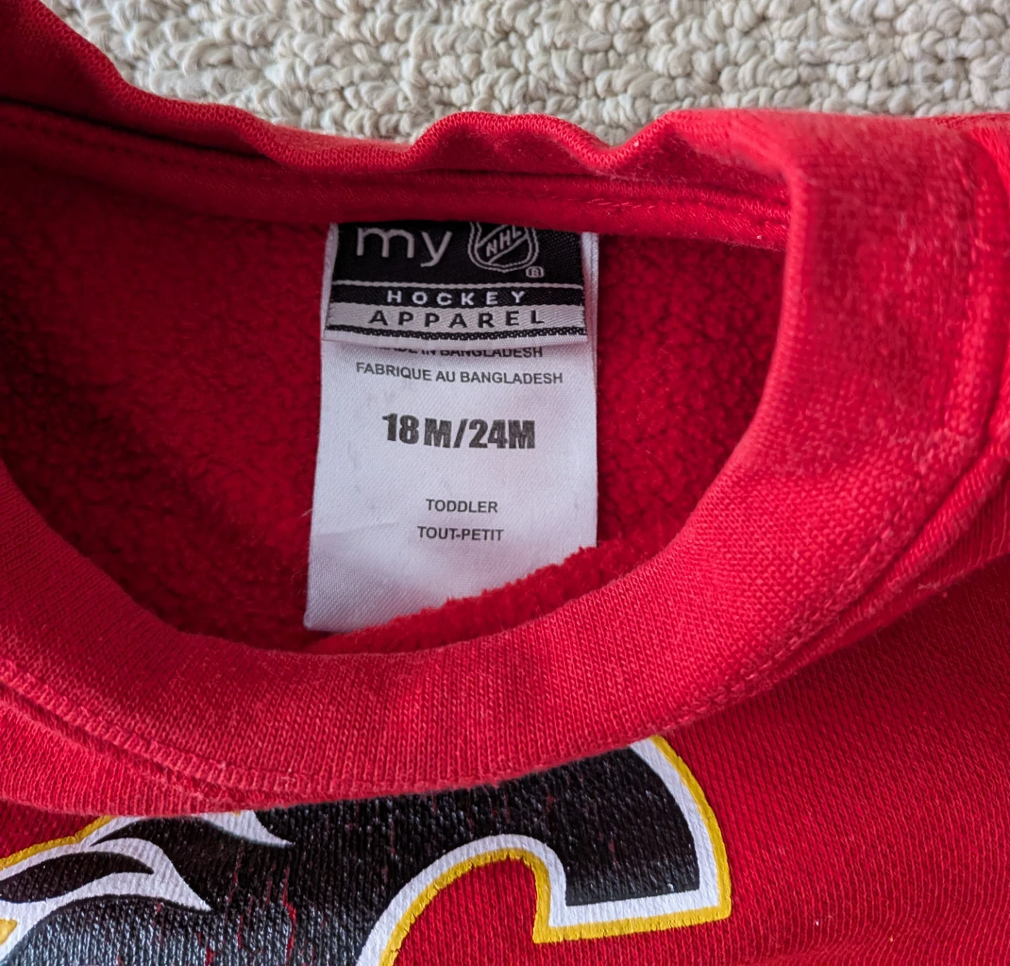 Calgary Flames Sweater 18/24 months ⚽ - photo 4
