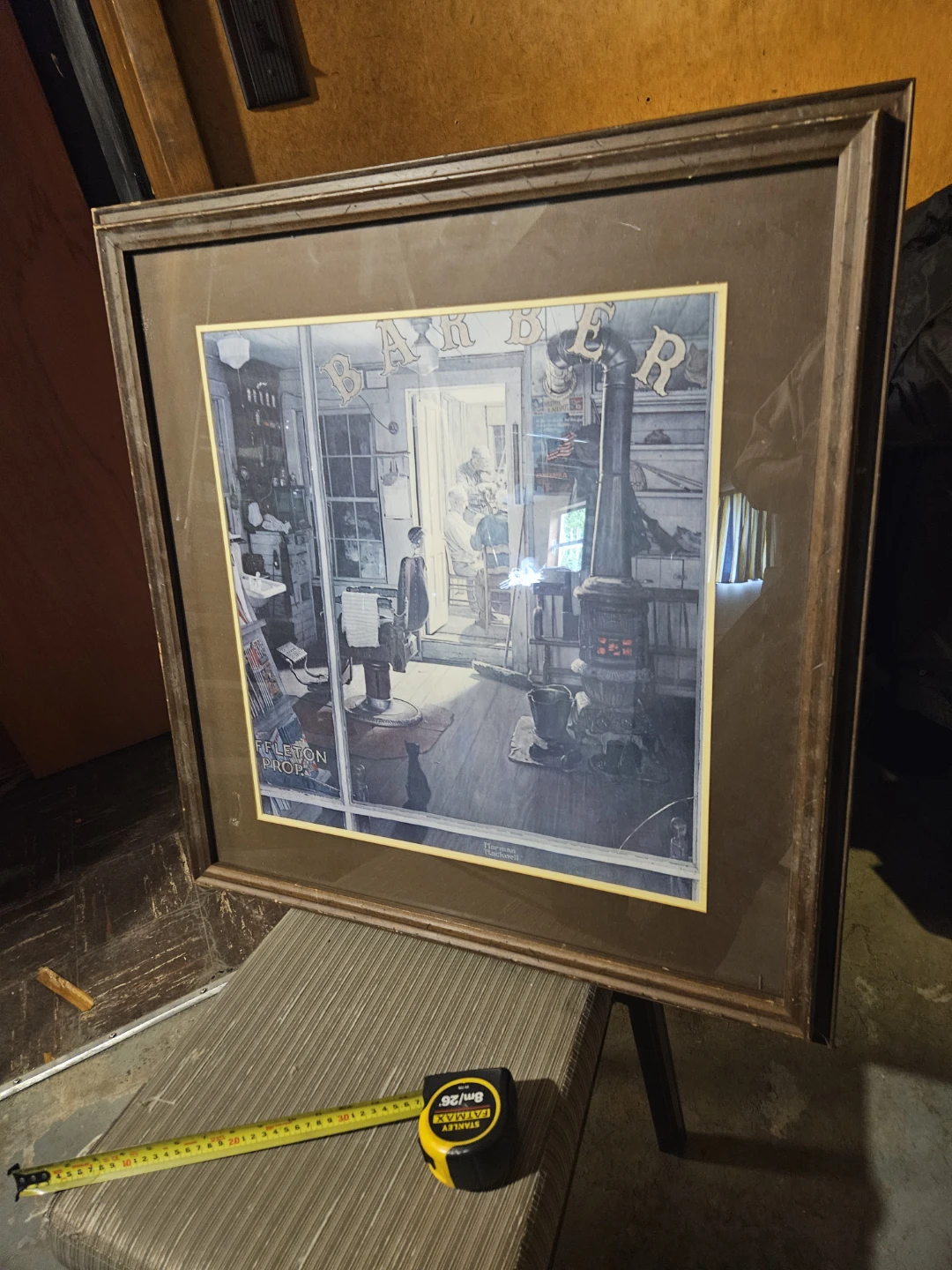 Norman Rockwell "Barber Shop" Framed Print - photo 3