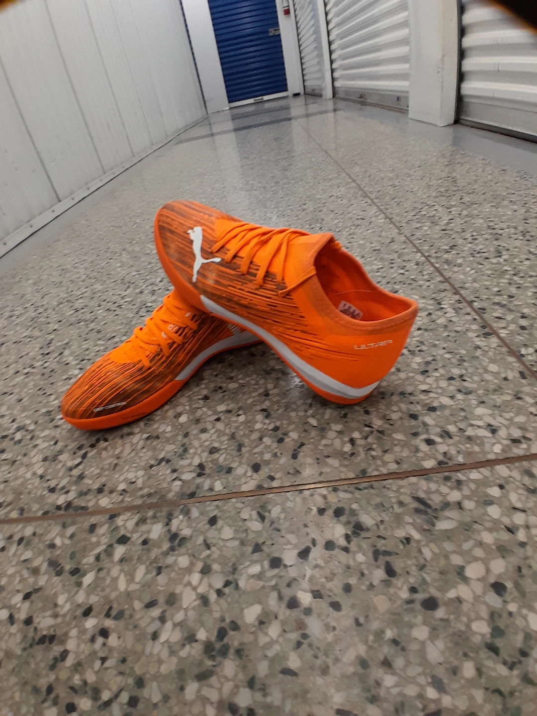 Puma Ultra FG/AG Men's Soccer Cleats - Orange Men's Size 9