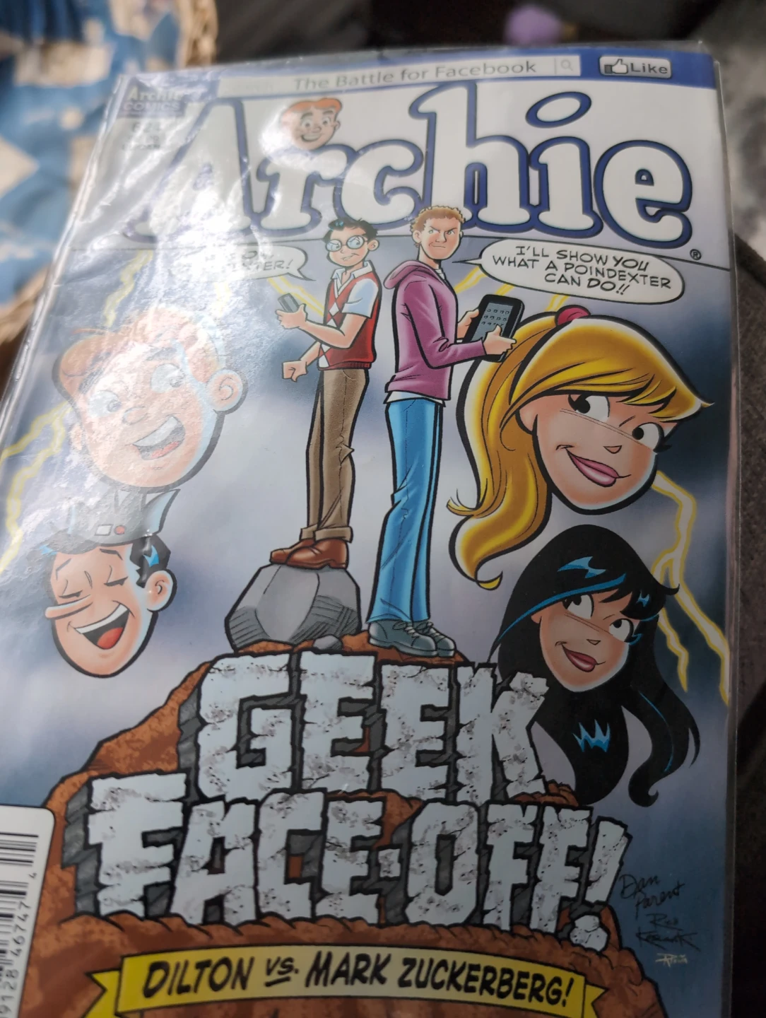 Archie Comics Geek Face-Off! Dilton vs. Mark Zuckerberg