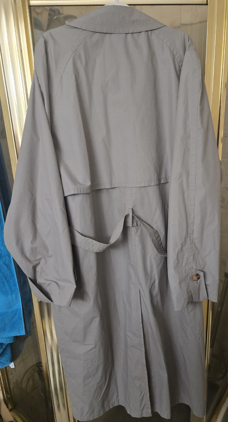 Men's grey Trench or Overcoat.  2XL-3XL. - photo 2