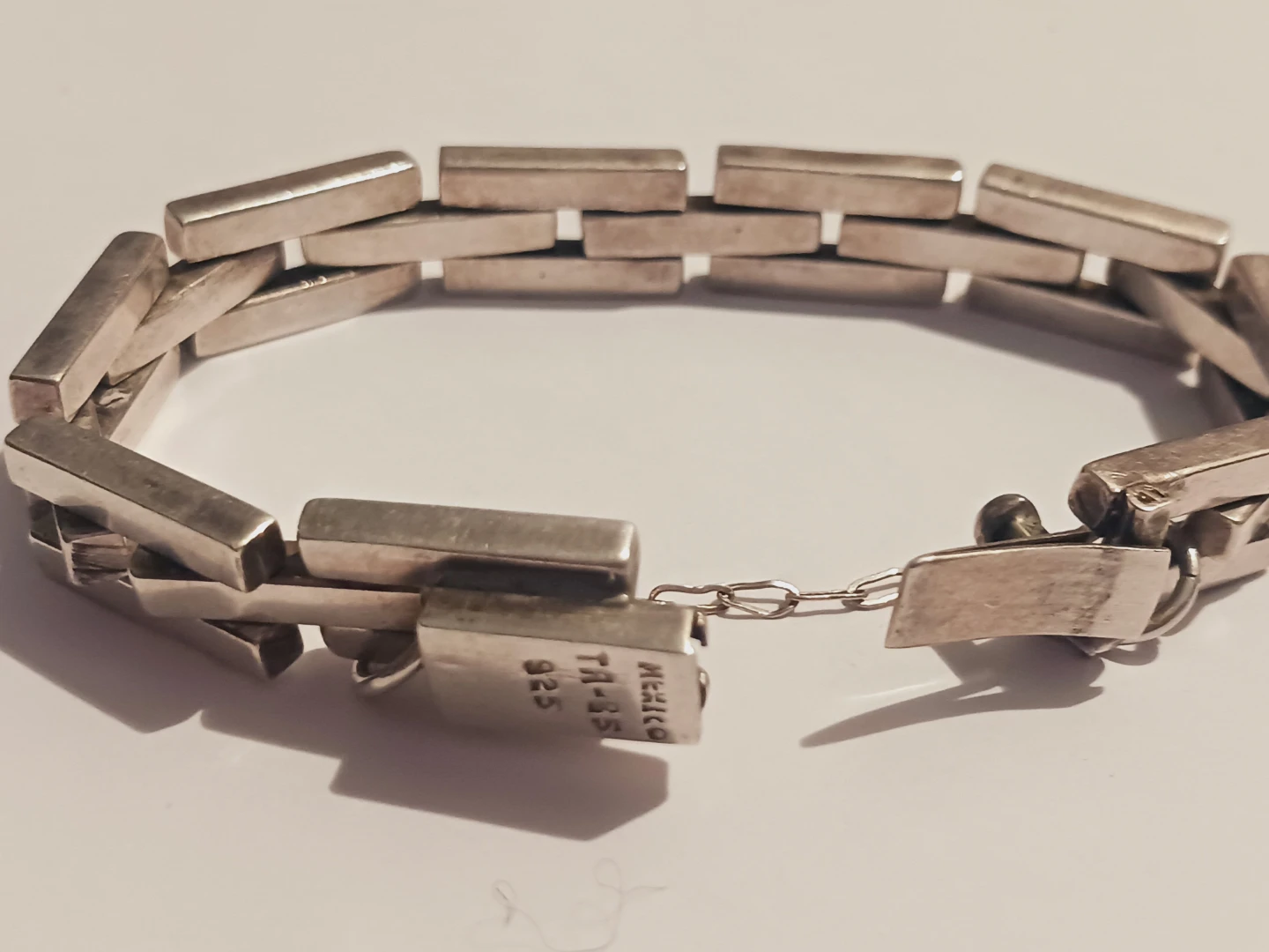 TAXCO MEXICO 925 SIGNED STERLING SILVER 925 BRACELET - photo 5