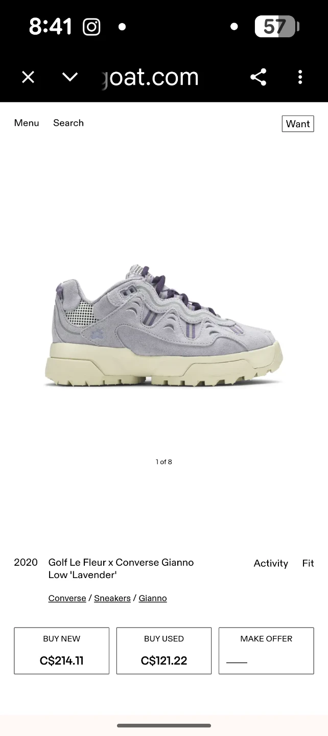 Converse x GOLF le FLEUR* Gianno Ox Sneakers - photo 5