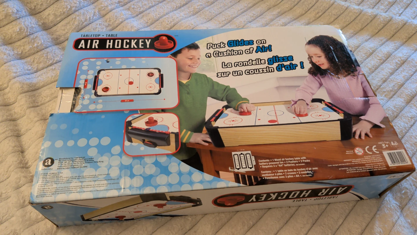 Ambassador Tabletop Air Hockey Game