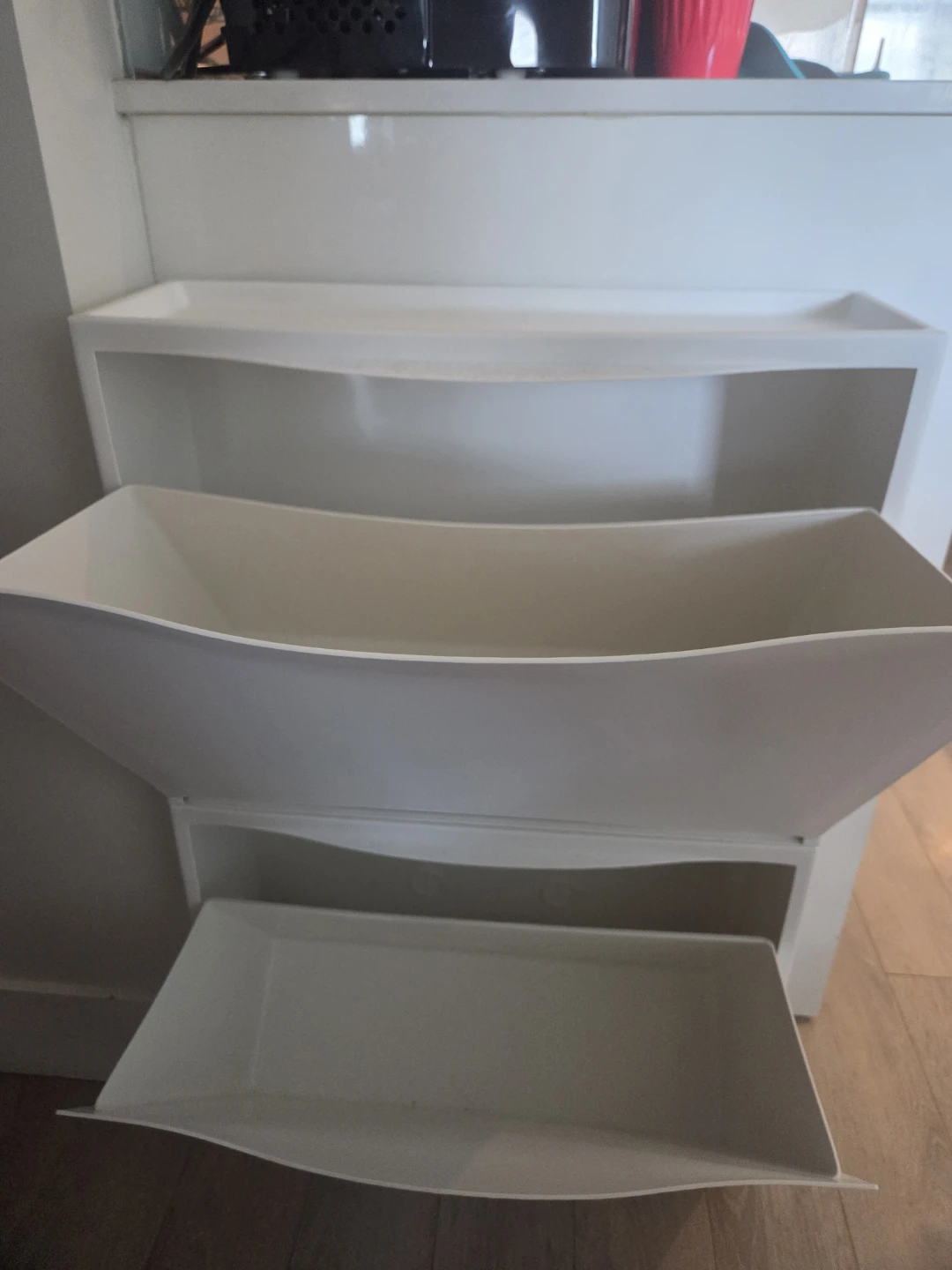 IKEA TRONES Shoe/Storage Cabinets (White, Set of 2) - photo 2