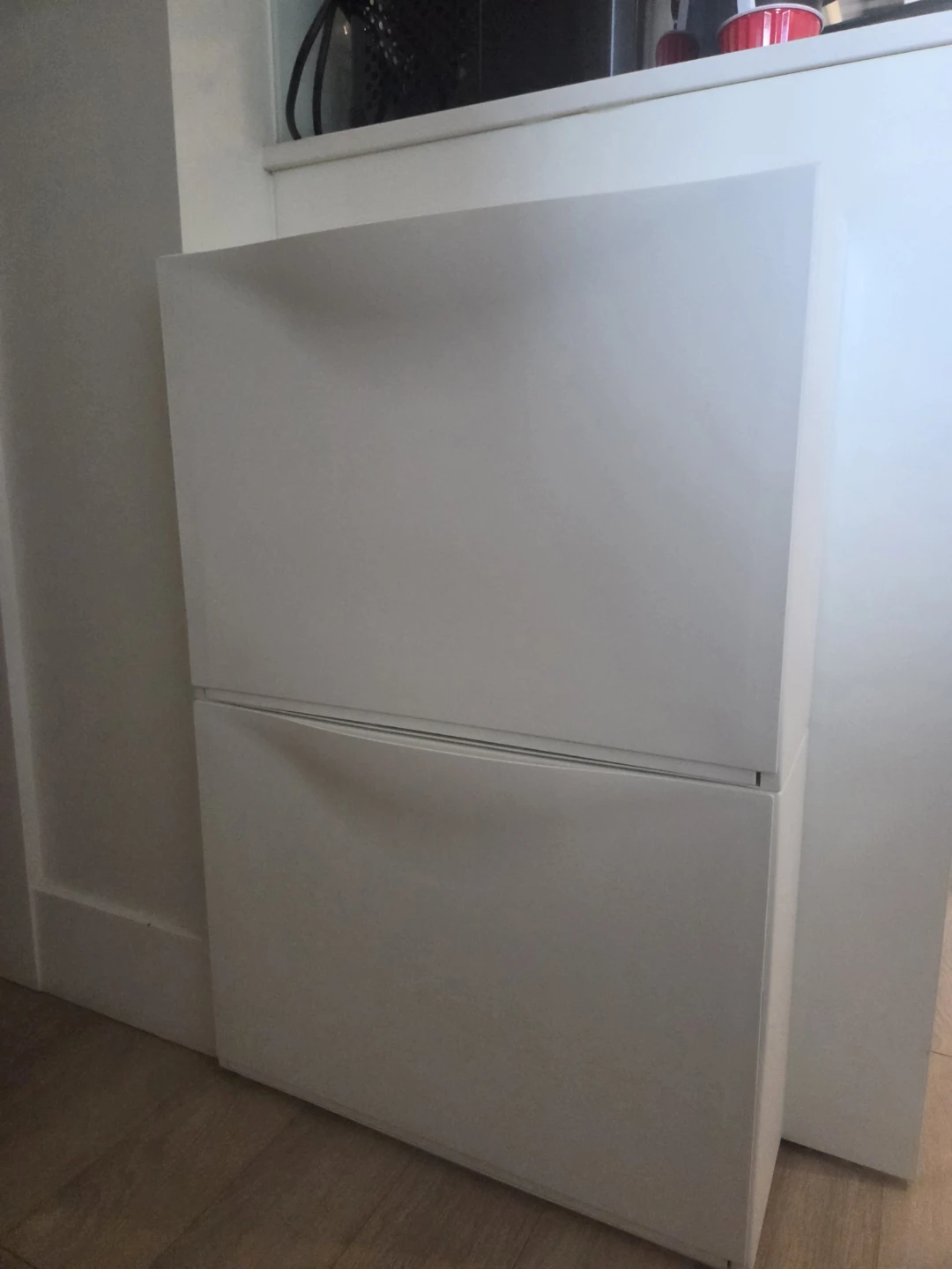 IKEA TRONES Shoe/Storage Cabinets (White, Set of 2) - photo 3