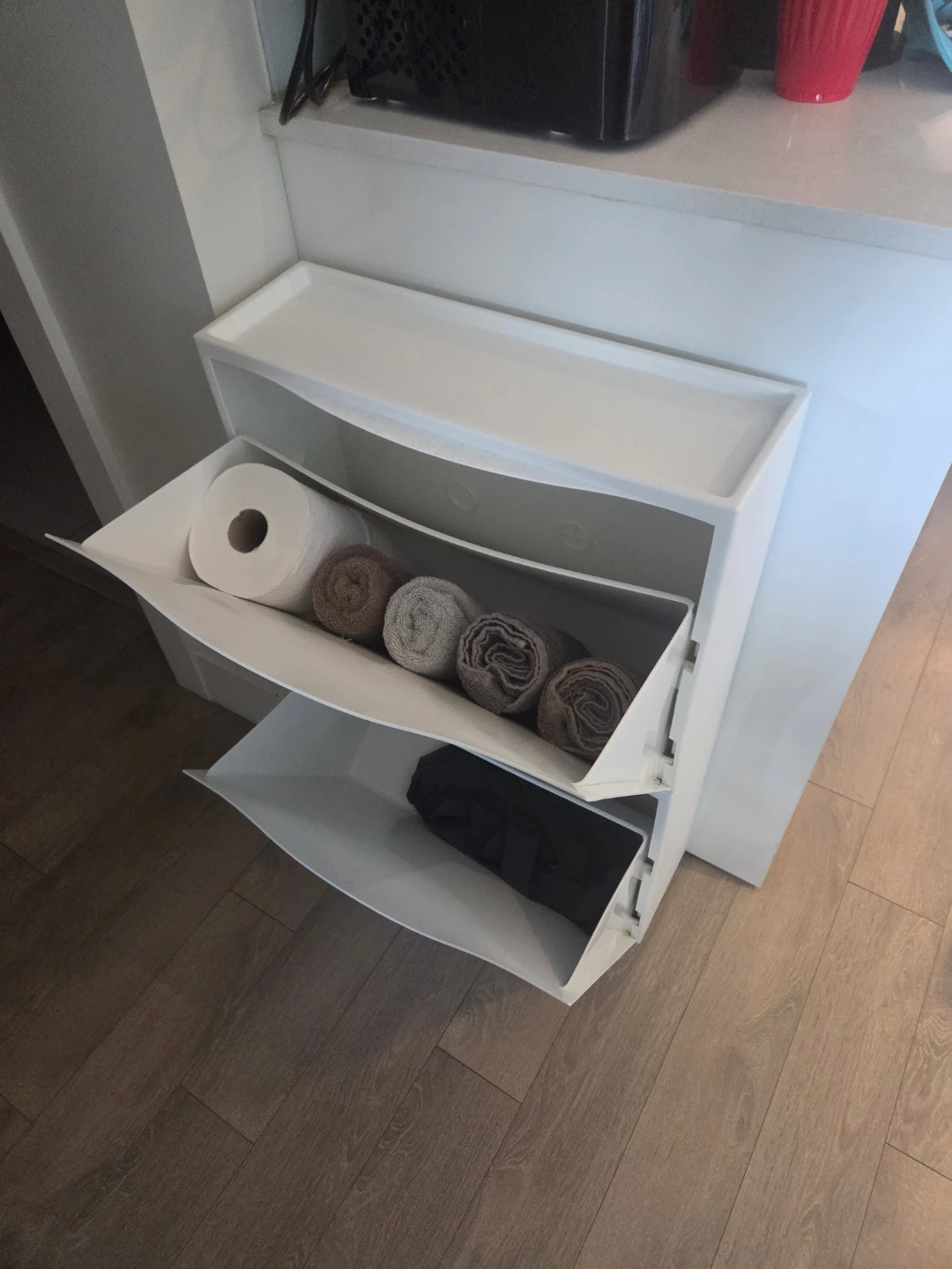 IKEA TRONES Shoe/Storage Cabinets (White, Set of 2)